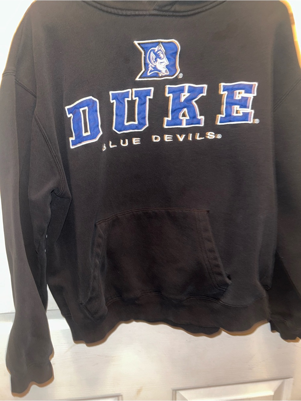Campus Heritage Duke Blue Devils Black Pullover Sweatshirt